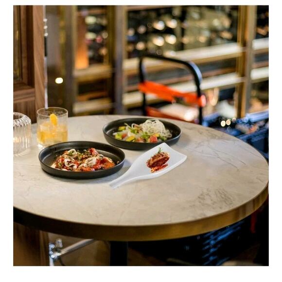 Unique Wine Bottle Shape Ceramic Serving Platter for Appetizers and Cold Dishes - Picture 2 of 9